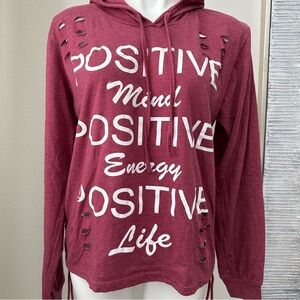 On Fire Women’s Graphic Hoodie Size 1X